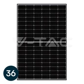 V-TAC fekete 36 darab 430W Mono félcellás szolár panel, TOPCON TIER 1 napelem, 1722x1134 - SKU 11898