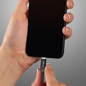 V-TAC fekete, USB - Type-C 1m hálózati kábel - SKU 8498