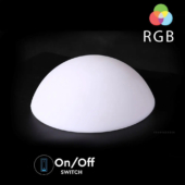 Kép 4/9 - V-TAC félgömb alakú RGB színváltós akkus LED dekoráció - SKU 40221