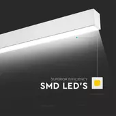 Kép 3/9 - V-TAC felületre szerelhető lineáris fényerőszabályozható LED lámpa 40W, természetes fehér - 21463