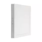 Kép 1/6 - V-TAC felületre szerelhető, műanyag házas, szögletes LED panel 12W, hideg fehér - SKU 10497