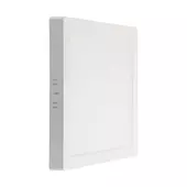 Kép 1/6 - V-TAC felületre szerelhető, műanyag házas, szögletes LED panel 24W, meleg fehér - SKU 10514