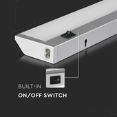 V-TAC forgatható LED bútorvilágító lámpa 10W 58cm meleg fehér - SKU 5068