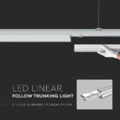 Kép 3/10 - V-TAC függeszthető lineáris LED lámpa 150cm 50W 90° természetes fehér (almodul) - SKU 1363