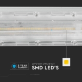Kép 5/10 - V-TAC függeszthető lineáris LED lámpa 150cm 50W 90° természetes fehér (almodul) - SKU 1363