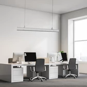 V-TAC függeszthető lineáris LED lámpa 150cm 50W 90° természetes fehér (almodul) - SKU 1363
