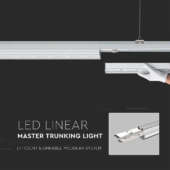 Kép 3/9 - V-TAC függeszthető lineáris LED lámpa 150cm 50W 90° természetes fehér (főmodul) - SKU 1360
