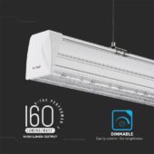 Kép 4/9 - V-TAC függeszthető lineáris LED lámpa 150cm 50W 90° természetes fehér (főmodul) - SKU 1360
