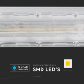 Kép 5/9 - V-TAC függeszthető lineáris LED lámpa 150cm 50W 90° természetes fehér (főmodul) - SKU 1360