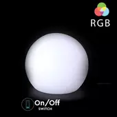 Kép 4/10 - V-TAC gömb alakú RGB színváltós akkus LED dekoráció - SKU 40161