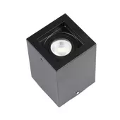 Kép 5/11 - V-TAC GU10 LED falon kívüli fekete lámpatest - SKU 3631