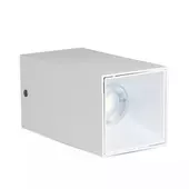 Kép 1/10 - V-TAC GU10 LED falon kívüli lámpatest, fehér+fehér - SKU 8583