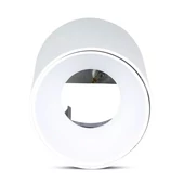 V-TAC GU10 LED falon kívüli lámpatest, fehér+fehér - SKU 8588