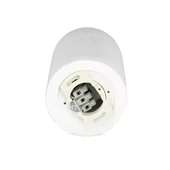 V-TAC GU10 LED falon kívüli lámpatest, fehér+fekete - SKU 3136