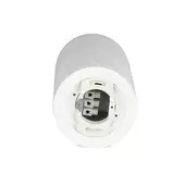 Kép 8/10 - V-TAC GU10 LED falon kívüli lámpatest, fehér+króm - SKU 3114