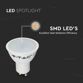 Kép 6/7 - V-TAC GU10 LED spot égő 4.5W természetes fehér 110° - SKU 211686