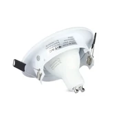 V-TAC GU10 LED spot égő fehér kerettel 3 db/csomag 5W természetes fehér 110° - SKU 8882