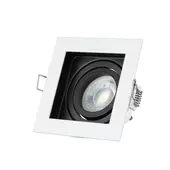 Kép 4/9 - V-TAC GU10 LED spotlámpa keret, fehér billenthető lámpatest - SKU 3597