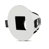 Kép 1/11 - V-TAC GU10 LED spotlámpa keret, fehér billenthető lámpatest - SKU 8597
