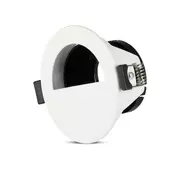 Kép 1/10 - V-TAC GU10 LED spotlámpa keret, fehér billenthető lámpatest - SKU 8599