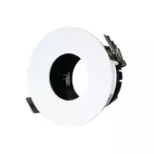 Kép 1/9 - V-TAC GU10 LED spotlámpa keret, fehér+fekete billenthető lámpatest - SKU 3157