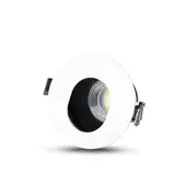 Kép 3/9 - V-TAC GU10 LED spotlámpa keret, fehér+fekete billenthető lámpatest - SKU 3161