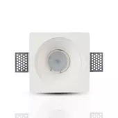 Kép 3/7 - V-TAC GU10 LED spotlámpa keret, fehér fix lámpatest - SKU 3152