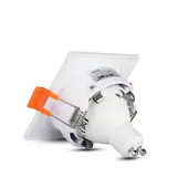 Kép 4/9 - V-TAC GU10 LED spotlámpa keret, fehér fix lámpatest - SKU 3170