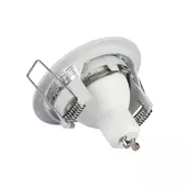 Kép 6/11 - V-TAC GU10 LED spotlámpa keret, fehér fix lámpatest - SKU 3642