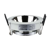 V-TAC GU10 LED spotlámpa keret, fehér+króm billenthető lámpatest - SKU 3156