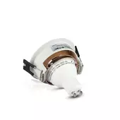 Kép 4/8 - V-TAC GU10 LED spotlámpa keret, fehér+rózsaarany billenthető lámpatest - SKU 3155