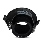 Kép 6/11 - V-TAC GU10 LED spotlámpa keret, fekete billenthető lámpatest - SKU 8598