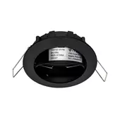 Kép 4/8 - V-TAC GU10 LED spotlámpa keret, fekete billenthető lámpatest - SKU 8955