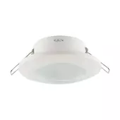 Kép 1/4 - V-TAC GU10 LED spotlámpa keret, IP44 fehér fix lámpatest - SKU 6698