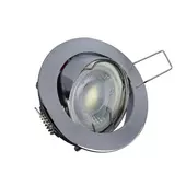 Kép 3/9 - V-TAC GU10 LED spotlámpa keret, króm billenthető lámpatest - SKU 3589