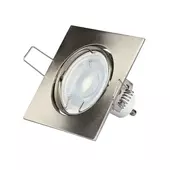 Kép 4/9 - V-TAC GU10 LED spotlámpa keret, matt króm billenthető lámpatest - SKU 3591