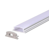 Kép 5/5 - V-TAC hajlítható alumínium LED szalag profil fehér fedlappal 2m - SKU 2909