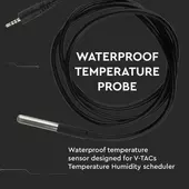 Kép 2/4 - V-TAC hőmérséklet érzékelő Smart termosztáthoz - SKU 8469