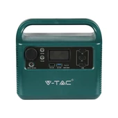V-TAC hordozható áramfejlesztő, max. 300W terheléshez, Napelemes töltési lehetőséggel - SKU 11441