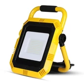 V-TAC hordozható LED reflektor 50W hideg fehér 80 Lm/W - SKU 946