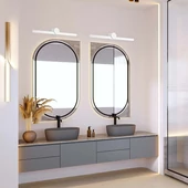 V-TAC IP65 fali 10W tükör- és képvilágítás, fehér házzal, természetes fehér, 150 Lm/W - SKU 405821