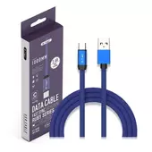 Kép 2/6 - V-TAC kék, USB - Type-C 1m hálózati kábel - SKU 8630