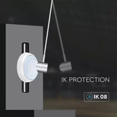 V-TAC kültéri napelemes LED lámpa, távirányítóval, állítható színhőmérséklettel - SKU 7613