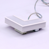 Kép 2/3 - V-TAC L alakú csatlakozó süllyeszthető lineáris LED lámpákhoz 8W természetes fehér - SKU 385