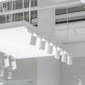Kép 10/10 - V-TAC LED 10°-os sínes spotlámpa állítható szöggel, 35W hideg fehér, 85 Lm/W - SKU 211257