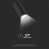 Kép 4/8 - V-TAC LED állítható spotlámpa 48V mágneses Smart sínhez 8W, állítható színhőmérséklettel - SKU 6888