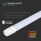 Kép 3/6 - V-TAC LED fénycső 120cm T8 12W természetes fehér 160 Lm/W - SKU 216478