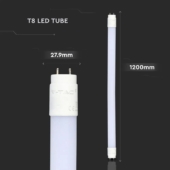 Kép 2/7 - V-TAC LED fénycső 120cm T8 18W hideg fehér - SKU 6264