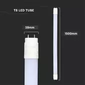 Kép 2/8 - V-TAC LED fénycső 150cm T8 20W természetes fehér - SKU 21657