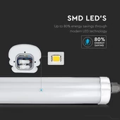 V-TAC LED lámpa 120cm 36W IP65 hideg fehér - SKU 6284